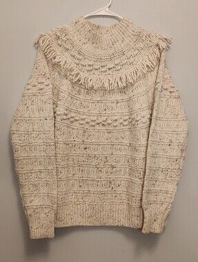 Fat Face Nora Craft Ivory Jumper (Sweater) Size US 8